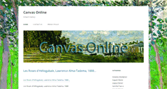 Desktop Screenshot of canvas-online.com